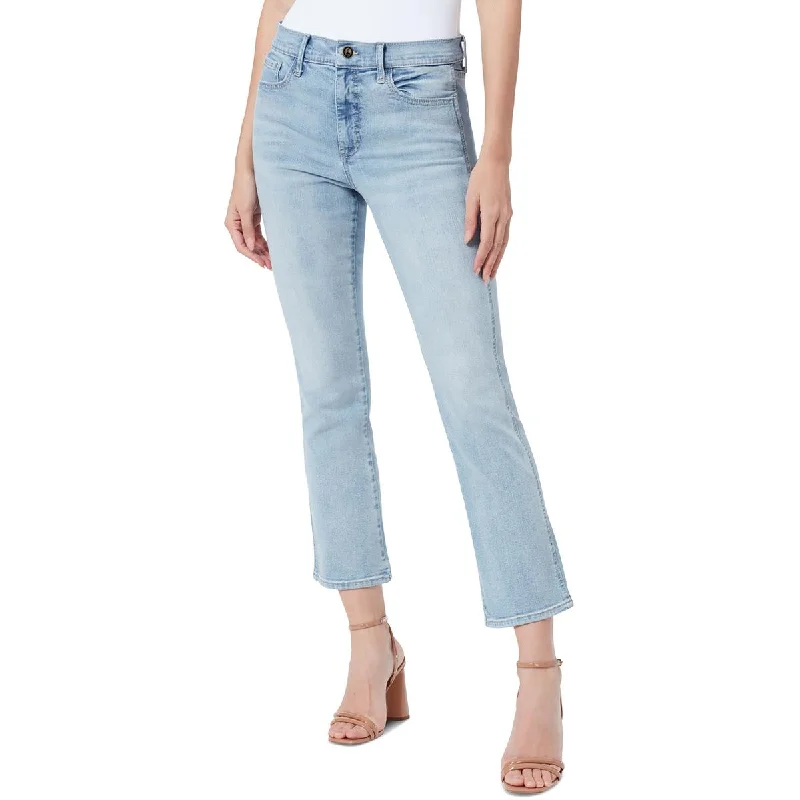 Womens Kick  Flare Faded Flare Jeans Casual High-Waisted Bootcut Jeans