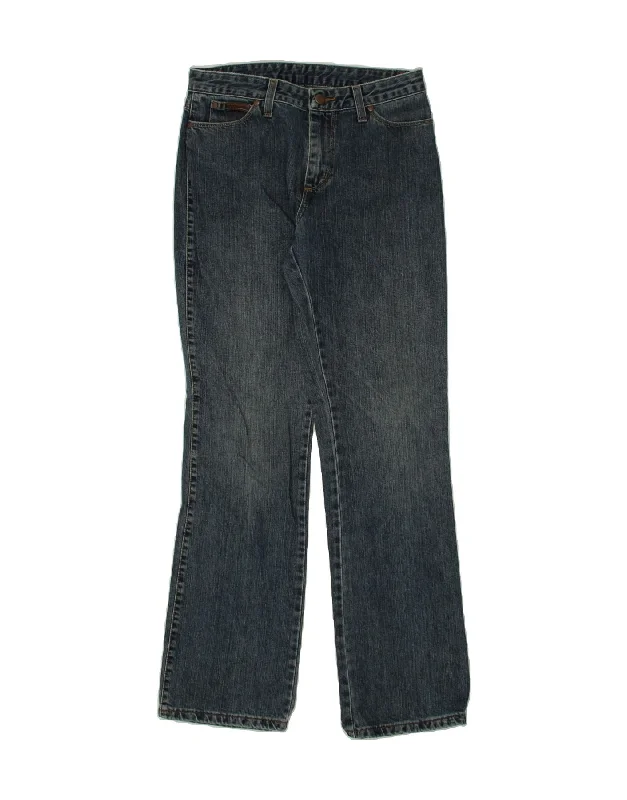WRANGLER Womens Curve Bootcut Jeans W29 L32  Blue Cotton Elegant Bootcut Fit Jeans